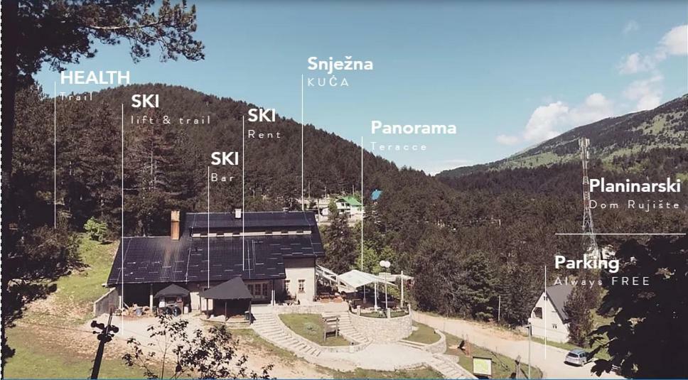 Hotel Snjezna Kuca - Nature Park Of Bosnia Herzegovina Padezina Dış mekan fotoğraf